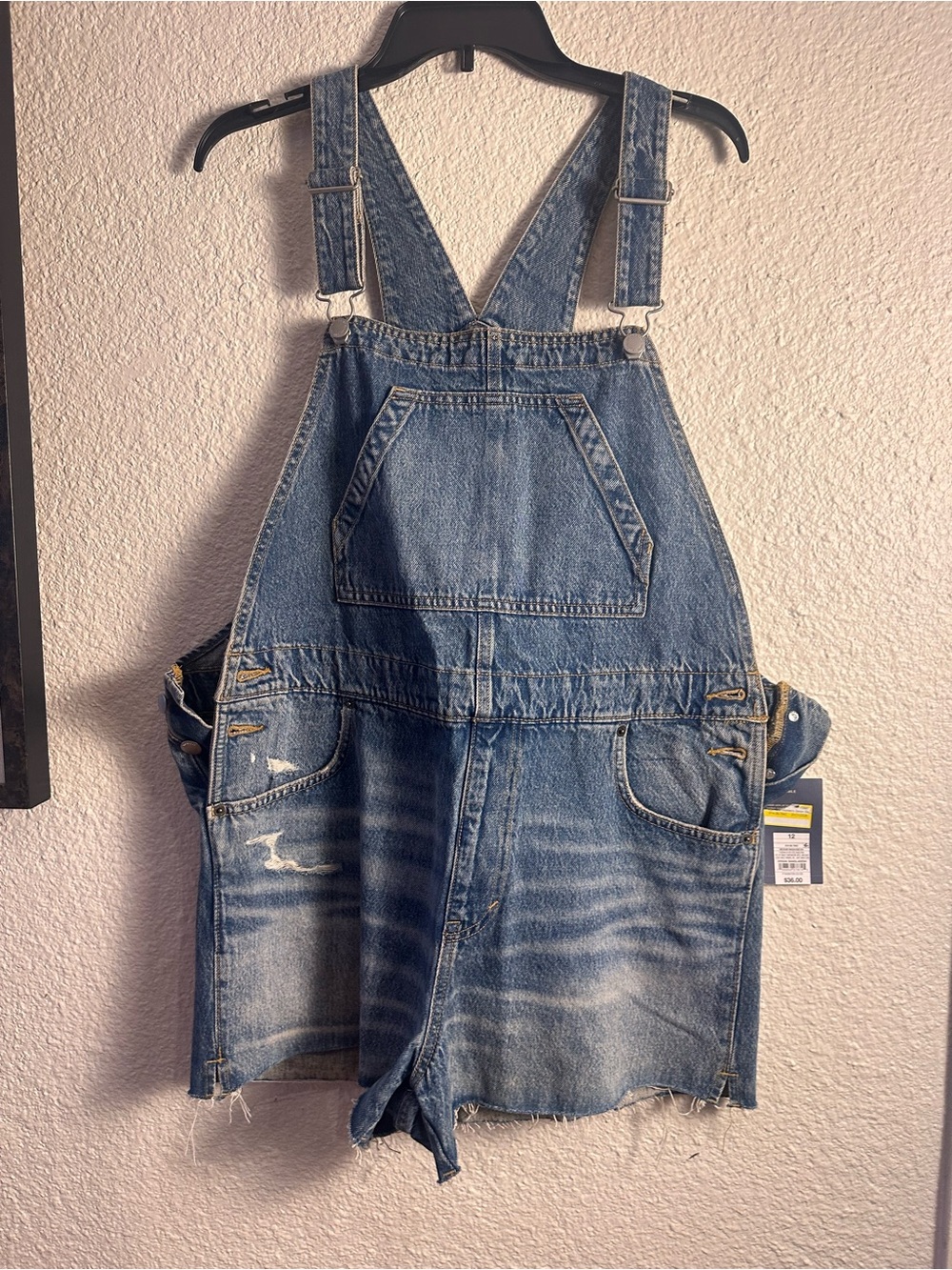 Universal Thread medium wash  Blue Denim Overalls (12)